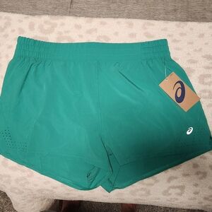 Asics Women's Green Shorts